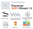 ZONT Climatic 1.2 Погодозависимый автоматический GSM / Wi-Fi регулятор (1 ГВС + 2 прямых/смесительных) с доставкой в Челябинск
